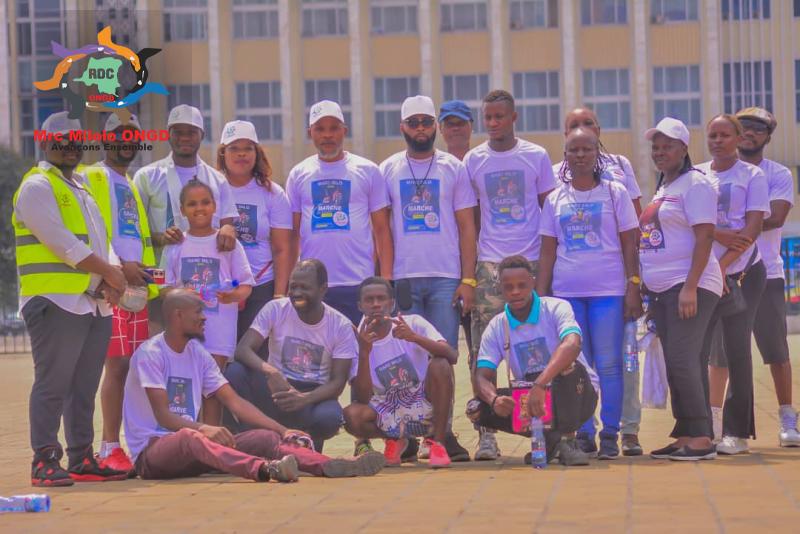 Marche de sante aux soutiens au FARDC